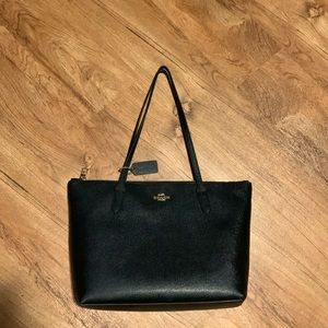 Medium Size Black Coach Handbag